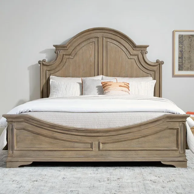 Panel Bed 217 lb white