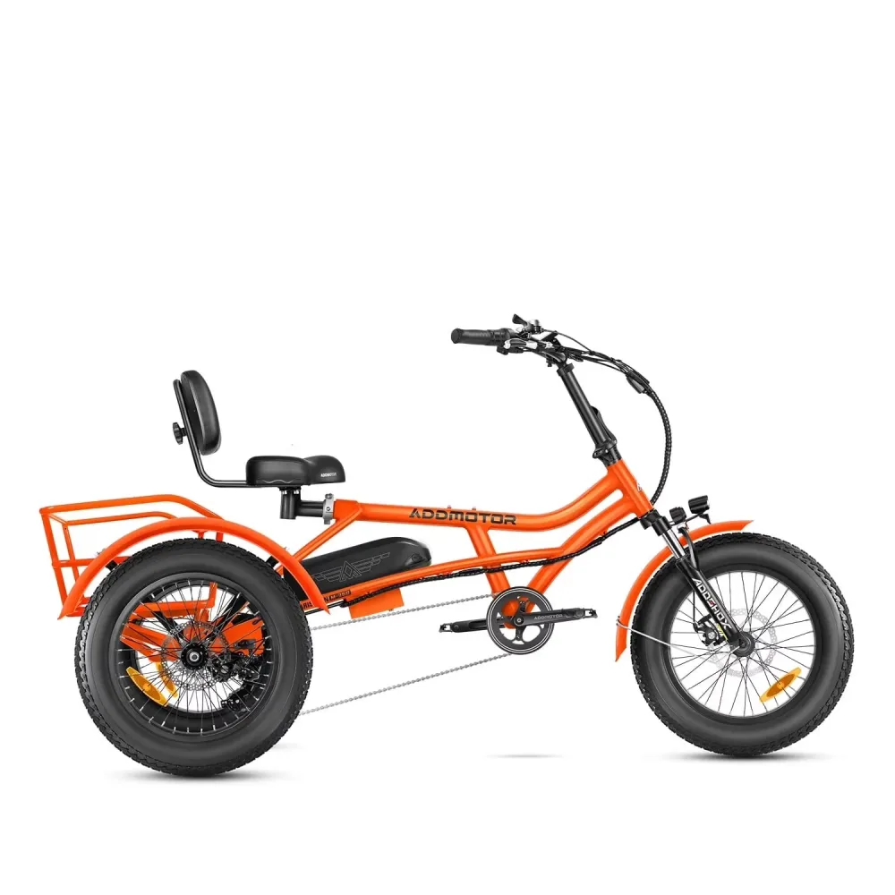 Electric Tricycle blue orange 20 inch
