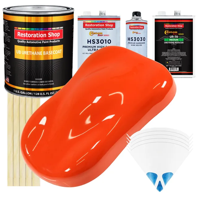 Auto Paint orange 1 gallon 2 gallons