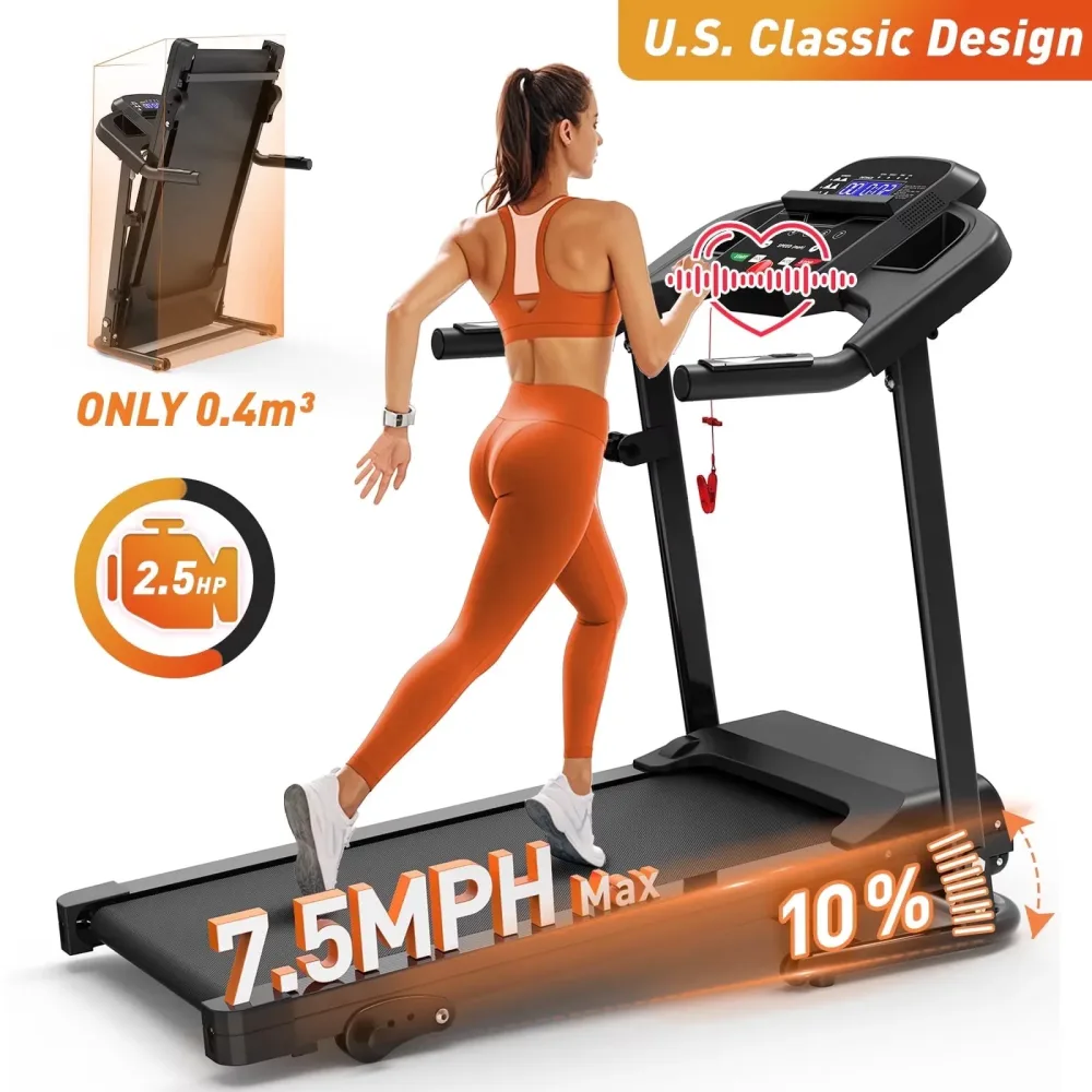 Electric Treadmill 2.5hp foldable folding