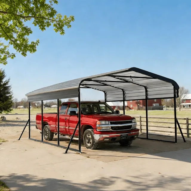 Metal Carport 15ft 96 lb heavy-duty