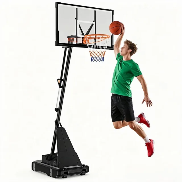 Portable Basketball 44 inch 5.3-10 ft