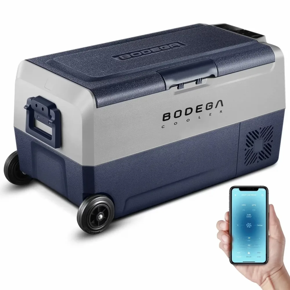 Car Refrigerator portable blue gray