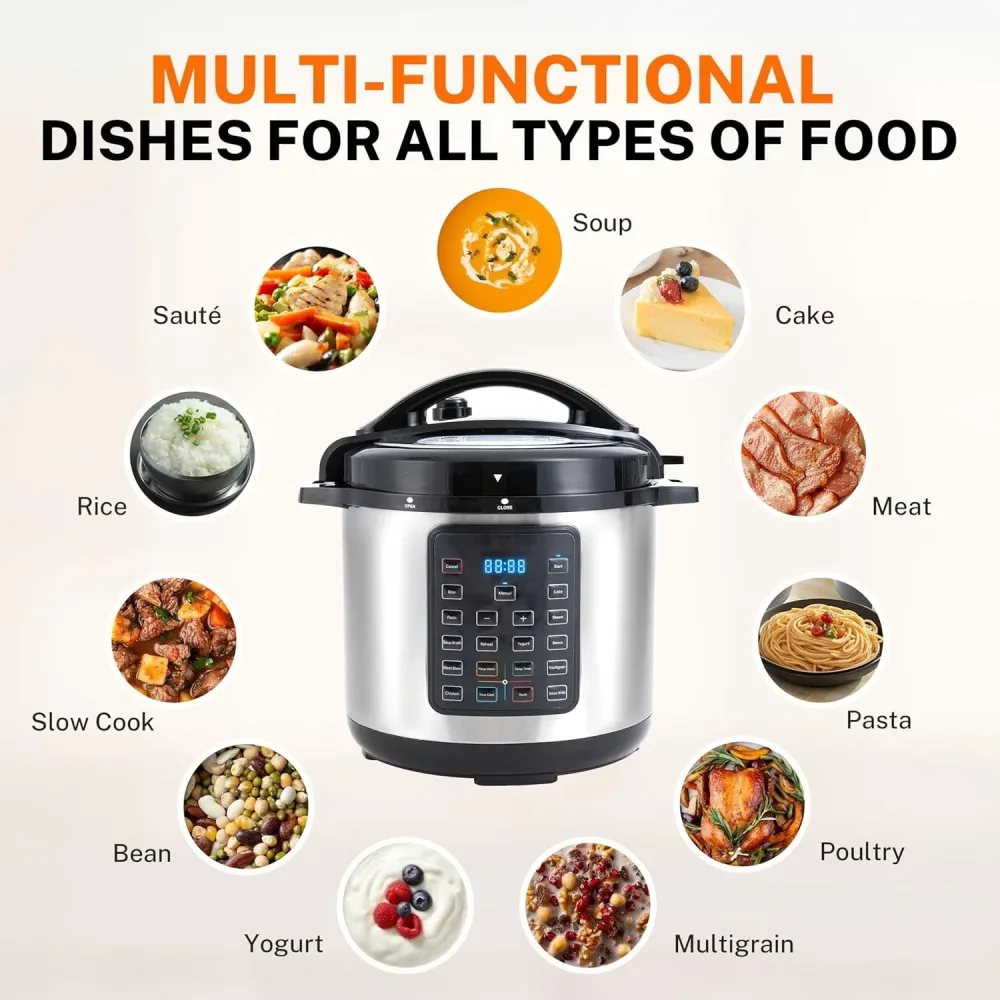 Multicookers 3-6 pounds locking