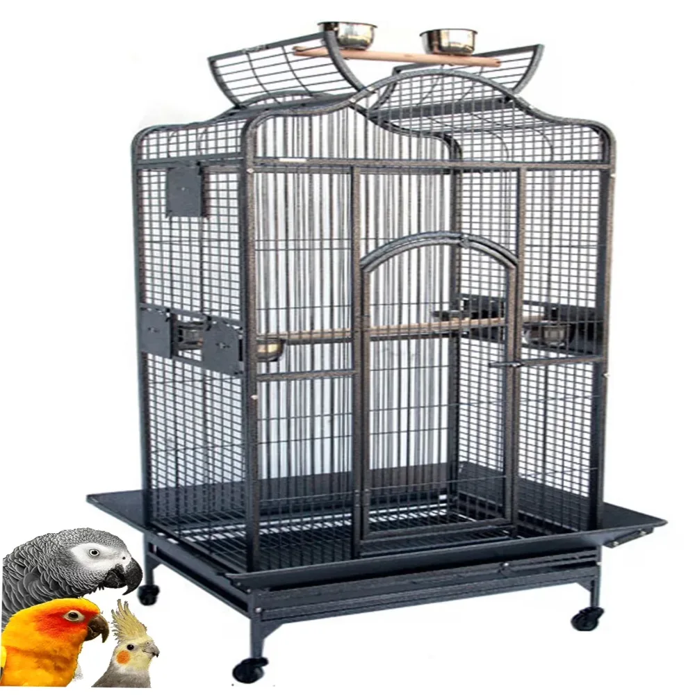 Parrot Bird 28" grey green