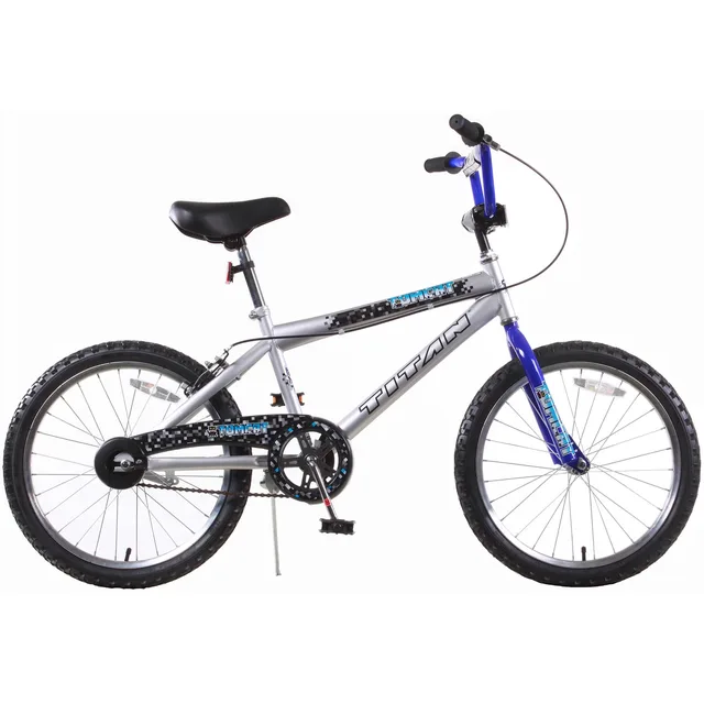 Bike 20 inch silver blue