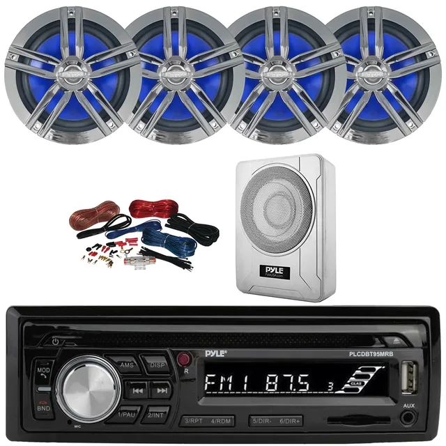 Stereo Receiver 6.5" 180w 600w