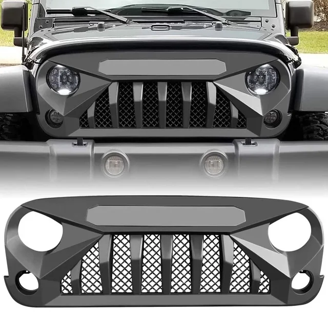 Grille led black blue