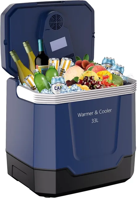 Electric Cooler 35 quart 12v 110v