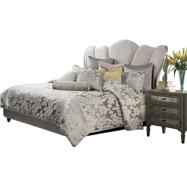 Bedding silver 110" 96"