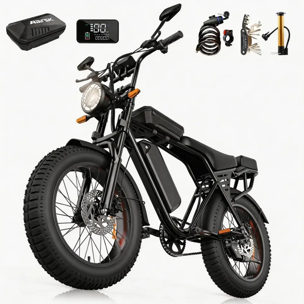 Electric Bike 1500w 4" 48v