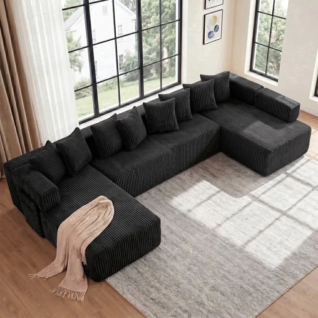 Living Room 138.5" black 16.5 cm