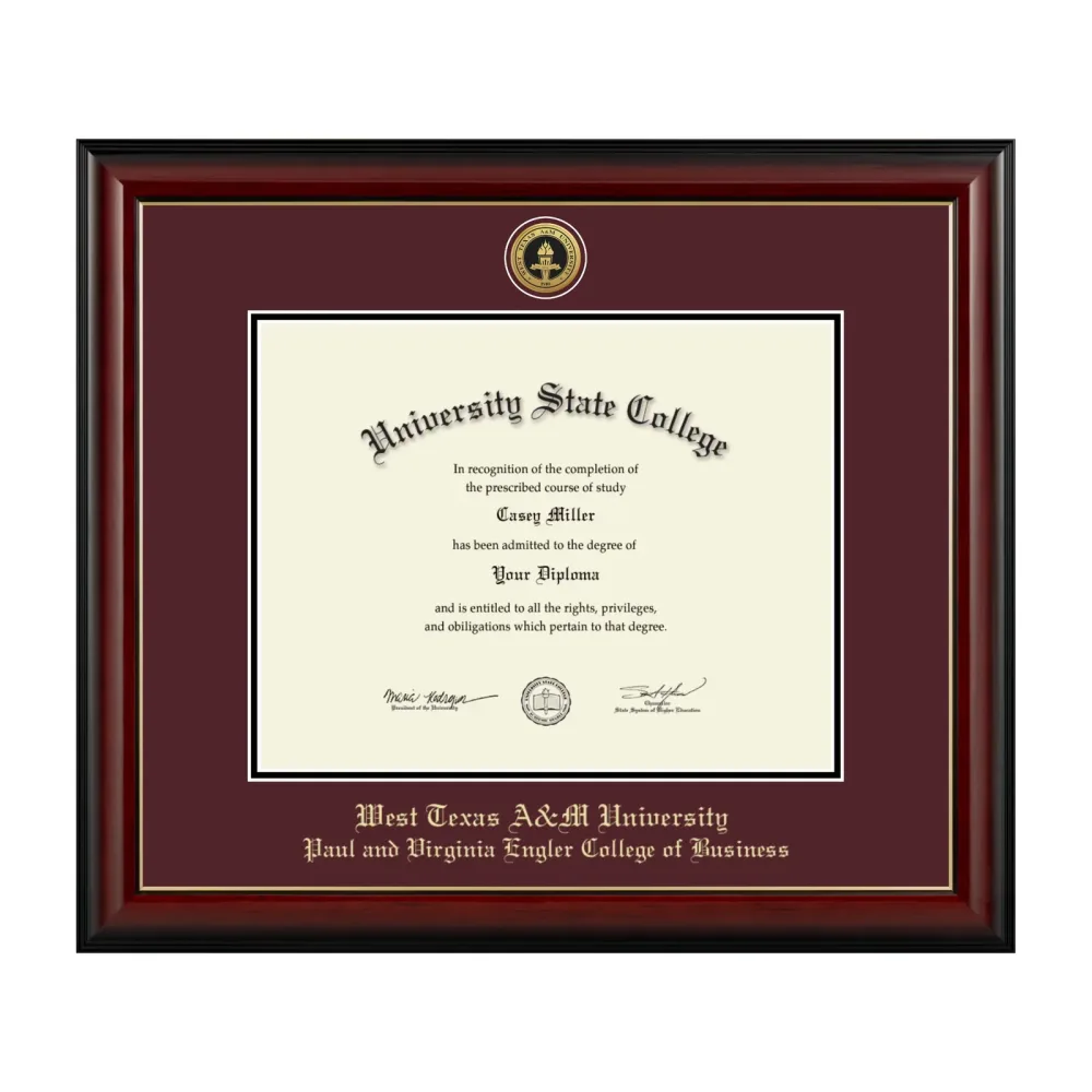 Diploma Frame black 14w 22.2w