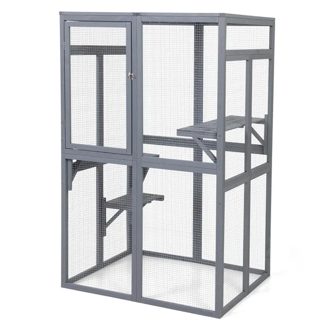 Furniture & Enrichment weatherproof grey 39"
