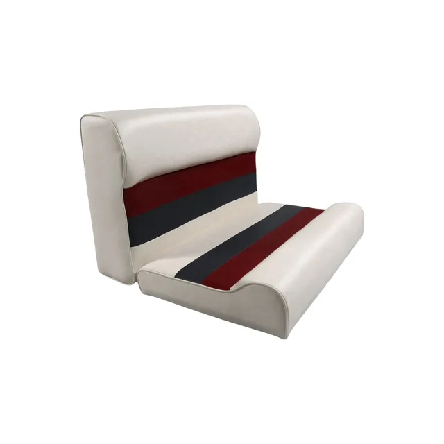 Bench Seat 28" white red