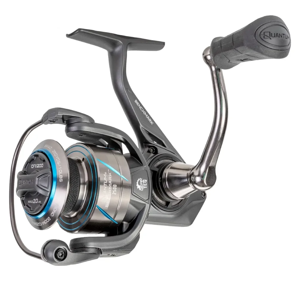 Fishing Reel silver blue 5.60 inches
