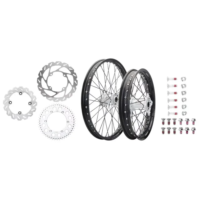 Wheel black white