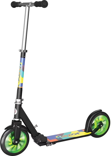 Scooter 8" foldable green