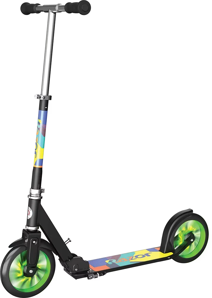 Scooter 8" foldable green