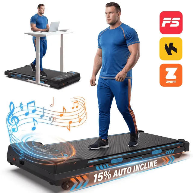 Pad Treadmill 350 lbs 3.5hp bluetooth