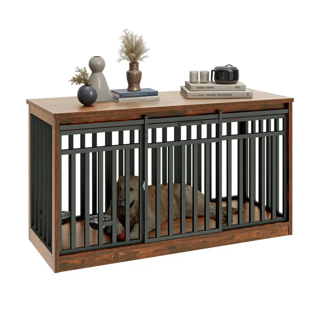 Dog Crate 55.1 inch 55.1" 21.6"