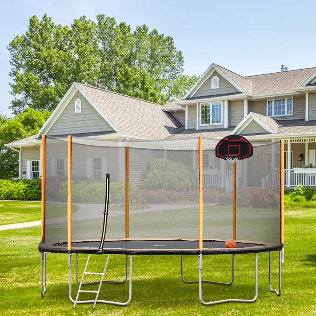 Backyard Play 16' black orange
