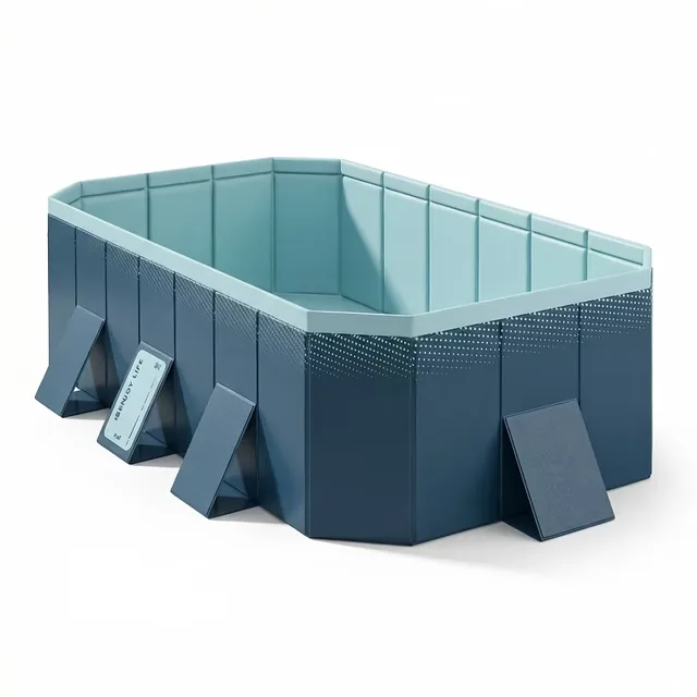 Swimming Pool foldable blue