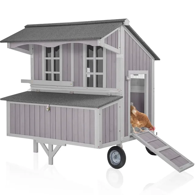 Chicken Coop grey 37.6" 48.58"