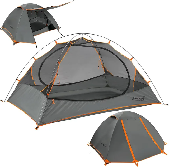 Lightweight 2 person waterproof gray