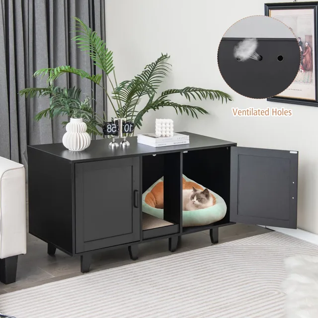 Litter Box 47" gray black