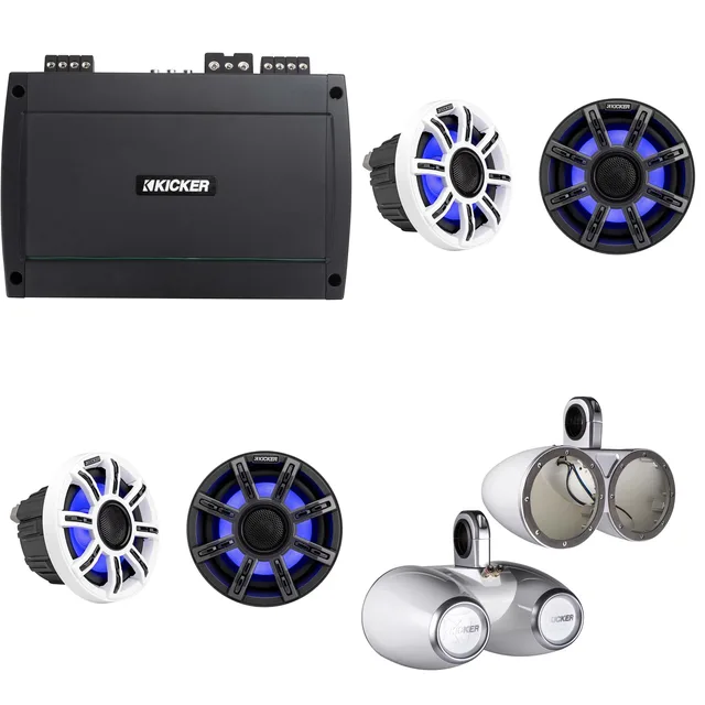 Audio Components 6.5" 2 pair white