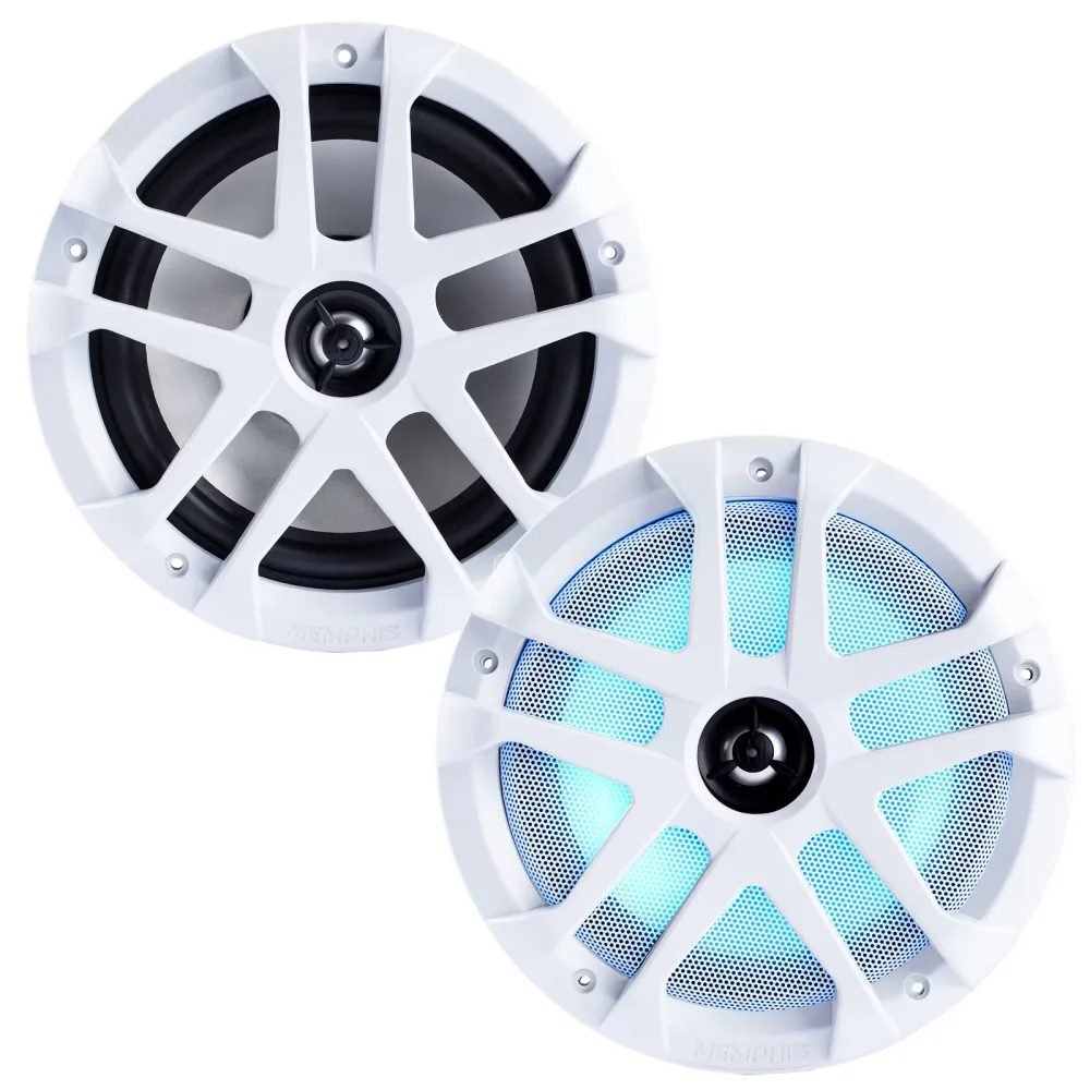 Memphis Audio 8" 1 pair led