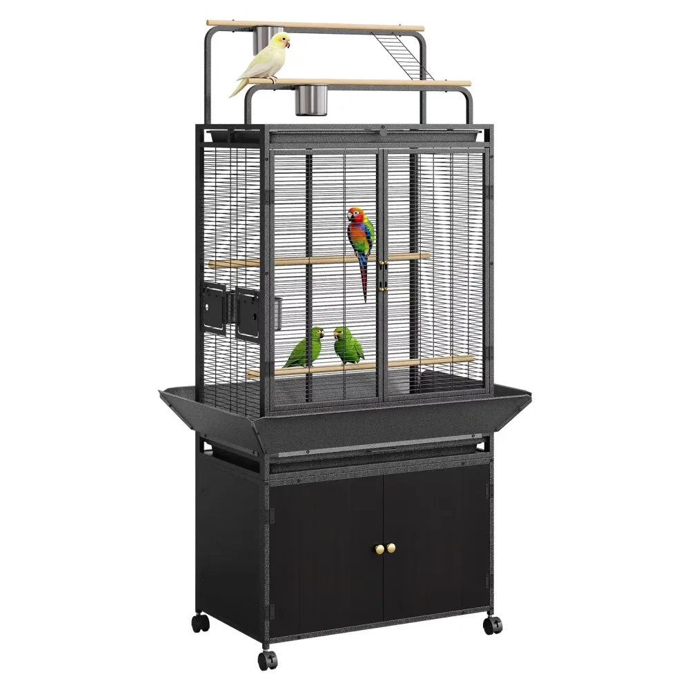 Bird Cage black 84 cm 98 lb