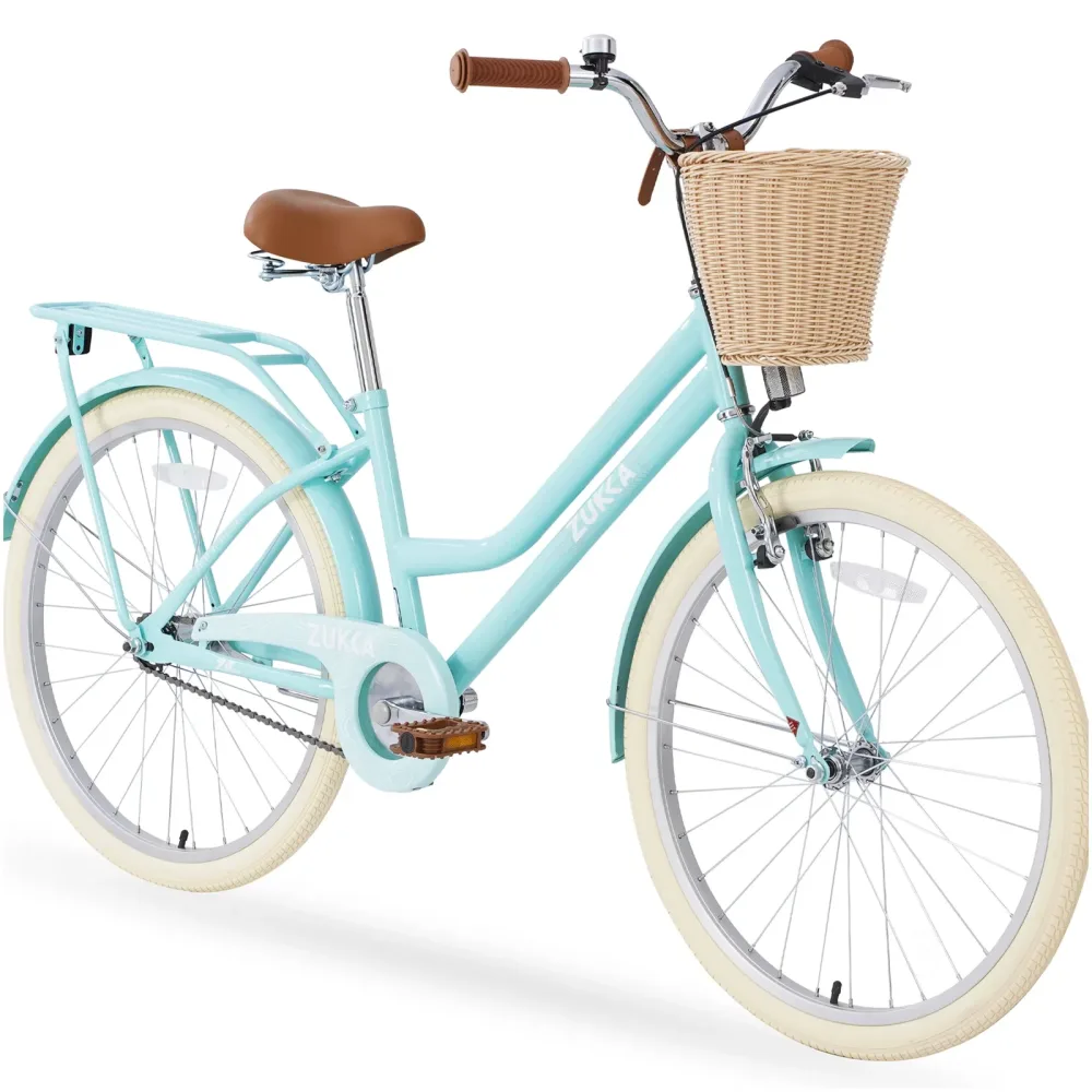 Bike Steel 24 inch adjustable green
