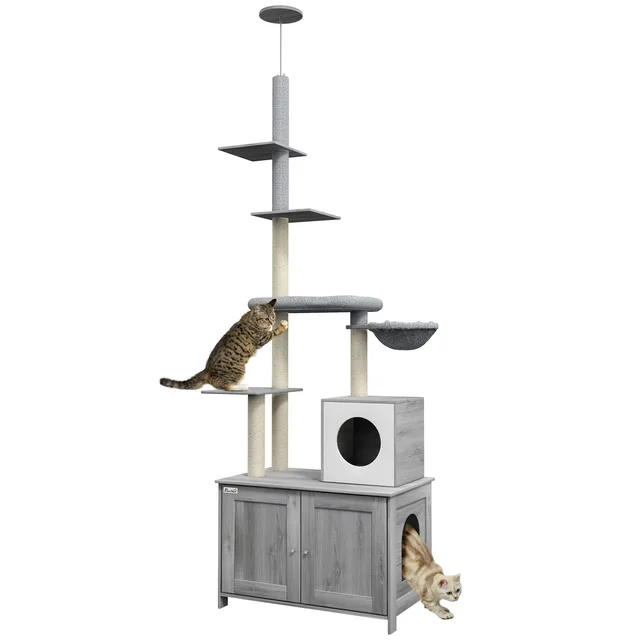 Litter Box 2 in gray grey