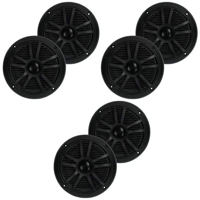 Audio Speakers 6.5 inch 180w 6 pack