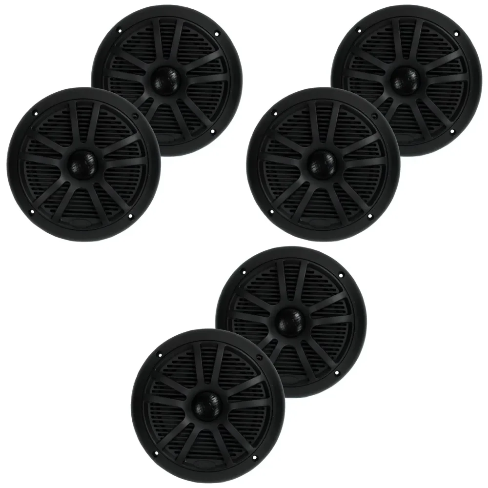Audio Speakers 6.5 inch 180w 6 pack