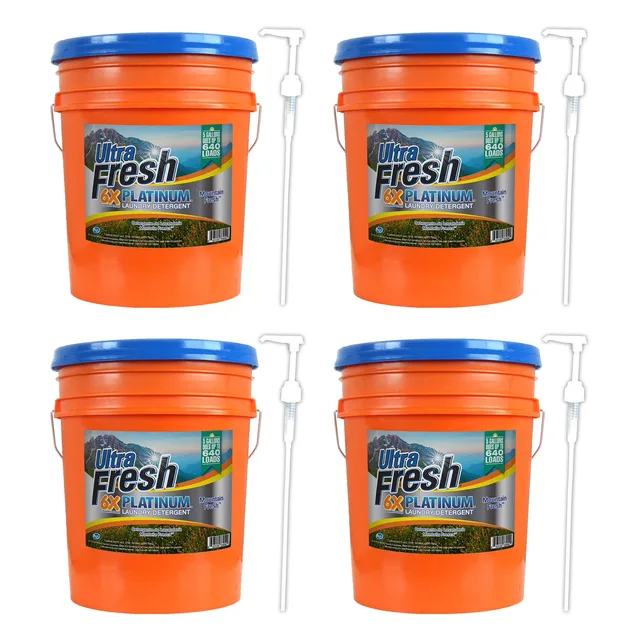 Platinum Laundry 4 pack blue 5 gallon