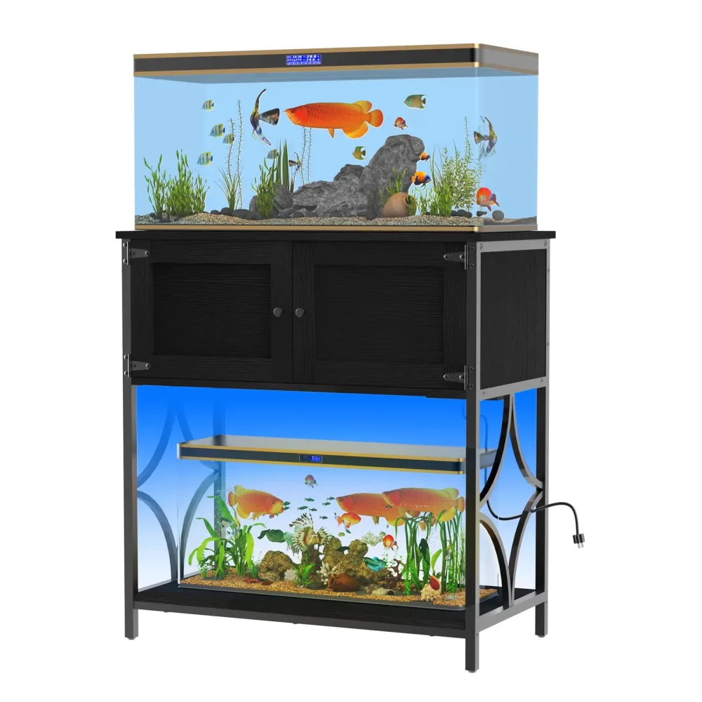 Aquarium Stand 20-29 gallon 330 lbs brown