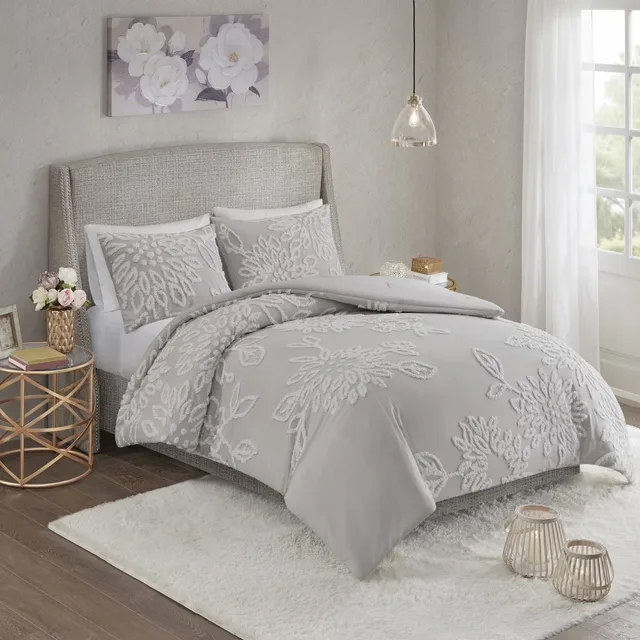 Bedding grey white 90"