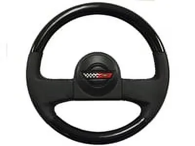 Wood Steering 14 inch black 14"