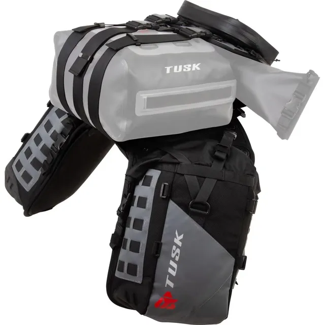 Luggage black grey heavy-duty