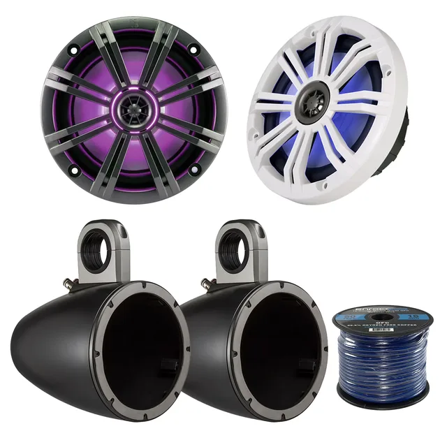 Audio Marine 8" 50 foot black