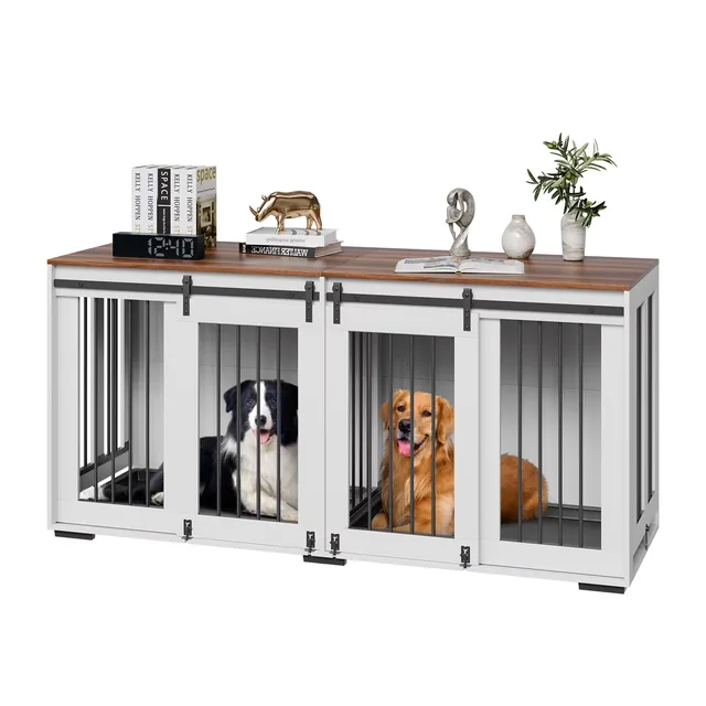Dog Crate 72" white 33.9 in
