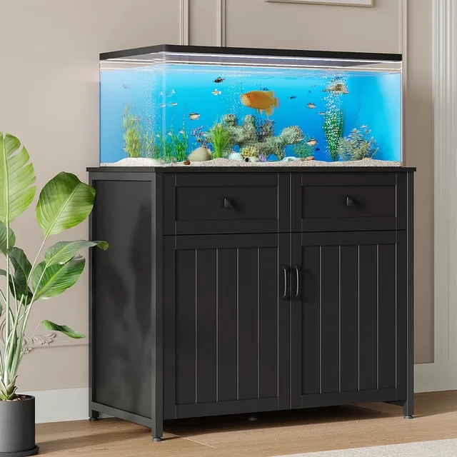 Aquarium Stand 40-50 gallon 660lbs black