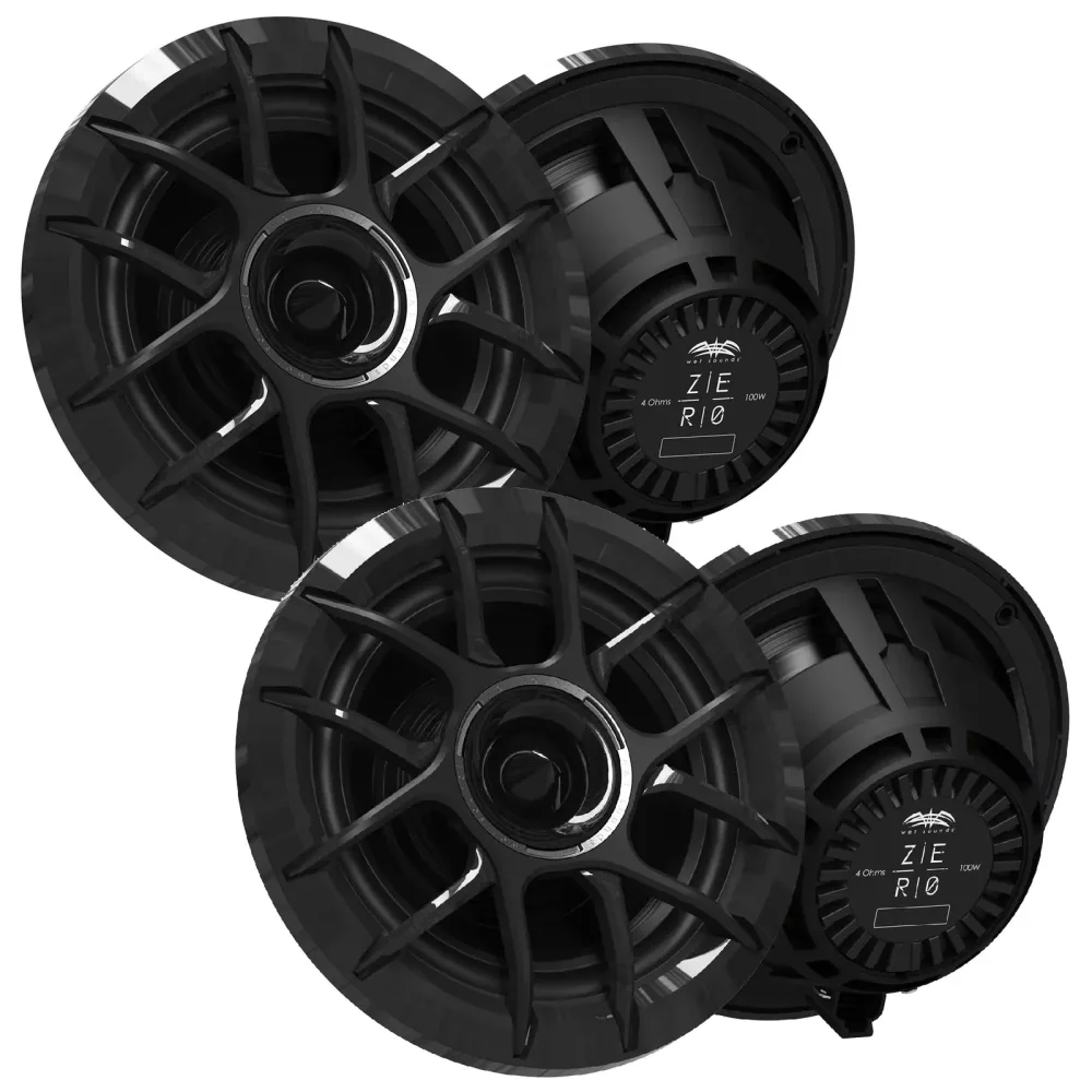 Speaker 2 pairs 6.5" black