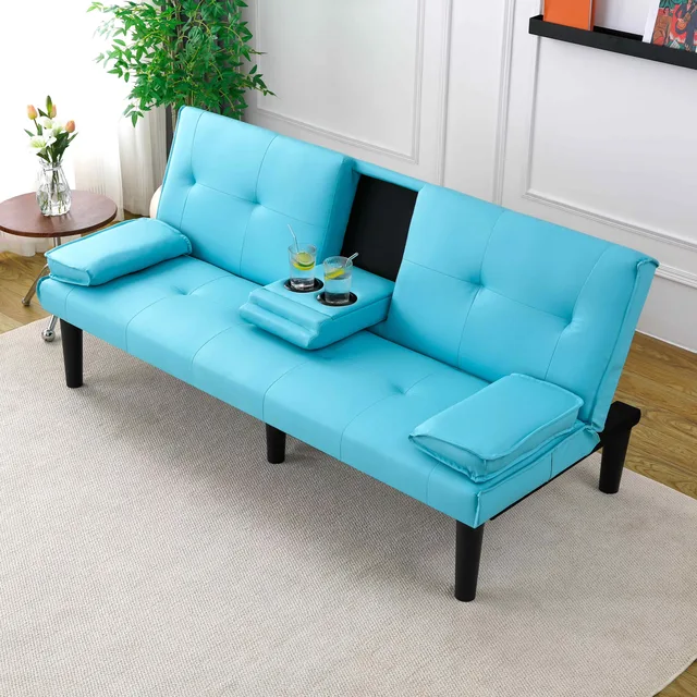 Living Room 67" adjustable blue