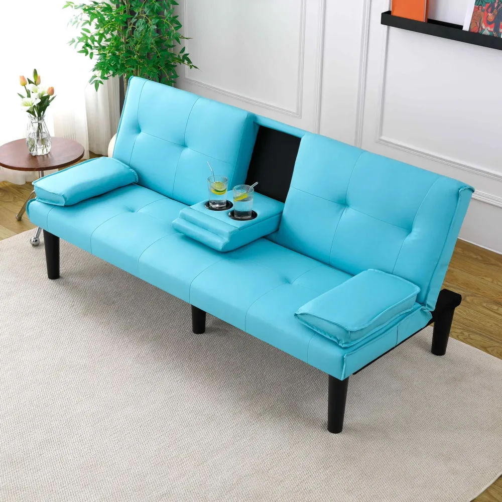 Living Room 67" adjustable blue