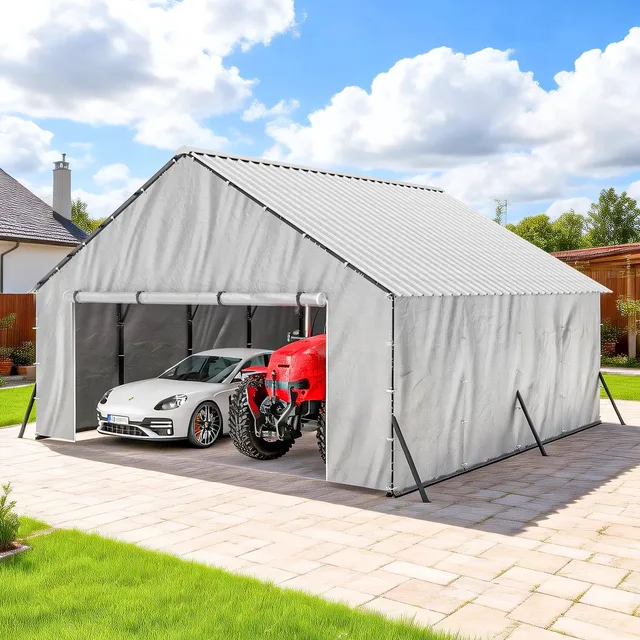 Metal Carport 237" 238.6" 70 kg