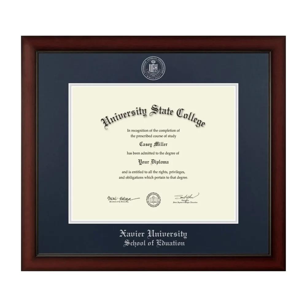 Diploma Frame silver 17w 25w